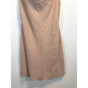 Timing Womens Tan Textured Cowl Neck Spaghetti Strap Mini Slip Dress DR5778‎ M thumbnail 4