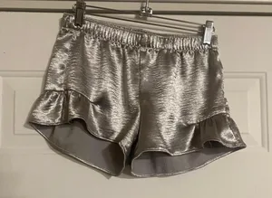 Aerie ladies pajama shorts are a size XS. thumbnail 1