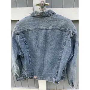Vintage Guess Georges Marciano Denim Trucker Jacket Acid Wash Blue Women Medium thumbnail 2