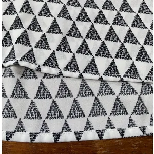 Pleione‎ Short Sleeve Blouse w White/Black Geo Pattern Dolman Sleeves Career - M thumbnail 5