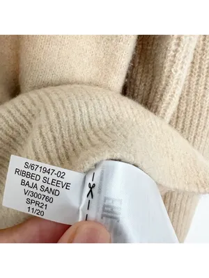 Banana Republic Sweater Size Small Merino Wool Rib Knit Mock Neck Corporate Chic thumbnail 10