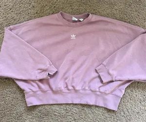 Adidas Women's Purple Mauve Sweatshirt size XL thumbnail 1