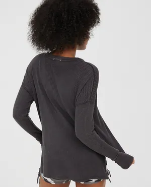 Offline By Aerie Waffle Knit Long Sleeve thumbnail 6