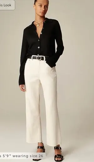 J.Crew Ivory Jeans thumbnail 1