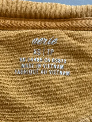 Aerie Cozy City Crewneck in Gold thumbnail 2