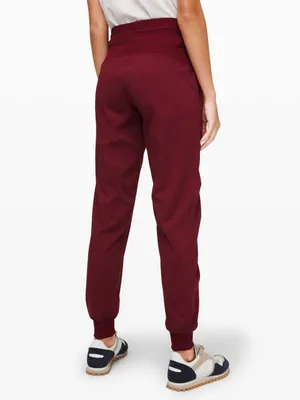 Lululemon Dance Studio Jogger Size 4 Deep Rouge Burgundy Swift Pants W5BPJS thumbnail 4