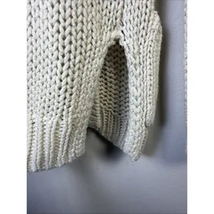 Abercrombie & Fitch Cream Cardigan Pockets medium cottagecore bohemian sweater thumbnail 8