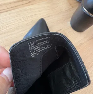 Steve Madden Black Leather Booties thumbnail 5