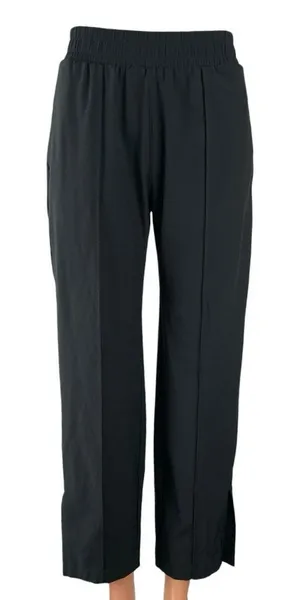 Abercrombie & Fitch Women's Black High Rise Pull On Wide Leg Trousers Pants XXS thumbnail 1