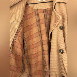 Free People Remi Brown Neutral Cord‎ Dolman Sleeve Utility Short Jacket Sz XS thumbnail 5
