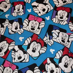 Disney Minnie Mouse blue scrub top, Size XS thumbnail 3