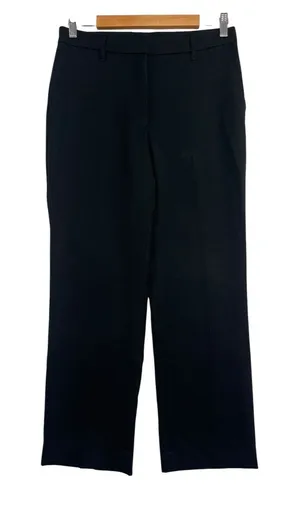 Anine Bing Classic Pant Womens 28 Black Wool Straight Leg Tailored Trousers thumbnail 1
