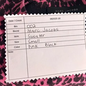 Marc‎ Jacobs Leopard Sweater Pink Small thumbnail 12