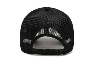 Camo/Black American Flag Hat - Tactical Military Snap Back Trucker Baseball Cap thumbnail 4