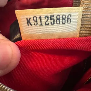 Dooney & Bourke DB Monogram Canvas Crossbody Shoulder Bag Brown Leather Trim thumbnail 4