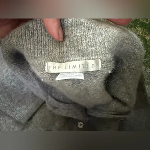 Vintage Y2K The Limited angora rabbit hair henley sweater, size medium thumbnail 11