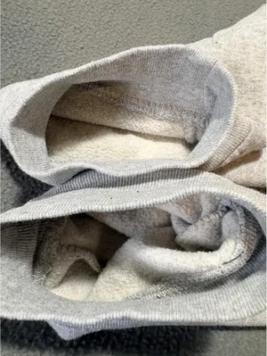 WXYZ Women's Gray Fleece Cargo Pants Drawstring Zipper Elastic Waist Pockets thumbnail 5