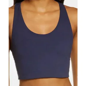 Zella Studio Lite Longline Sports Bra in Navy Blue XS NWT thumbnail 1