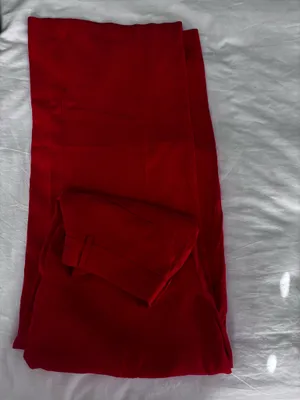 Red Zara pants thumbnail 3