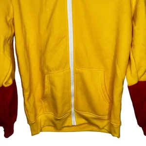 OPPAI One Touch Man Hoody Sweatshirt Yellow Size XL thumbnail 3