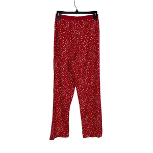 La Seuza Pajama Pants Small Red Lightweight Lounge‎ Sleepwear Cozy thumbnail 3