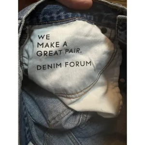 Denim Forum From Aritzia The Boyfriend Short High Rise Cut Off Short Sz 27 thumbnail 13