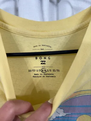 Yellow Billabong Top thumbnail 2