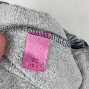 Pink Victorias secret xs small medium Gray Sweatpants y2k university thumbnail 10