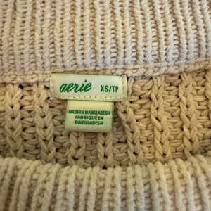 Aerie Women’s Oversized Crewneck Sweater Size XS Light Purple Pink Comfy Cozy thumbnail 4
