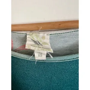 Anthropologie Attica Weston Wear Top XS Floral Ombré Boxy Cap Sleeve Boat Neck‎ thumbnail 6