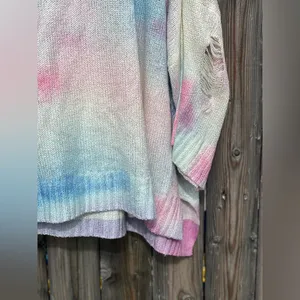 POL Distressed Tie-Dye Hoodie thumbnail 5