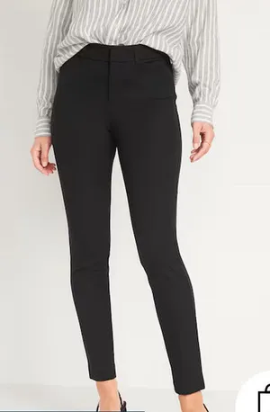 Old Navy Dress Pants Pixie Skinny Black thumbnail 1