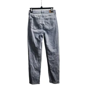 American Eagle Mom Jeans High Waisted‎ Light Wash Denim Stretch Womens 4 thumbnail 3