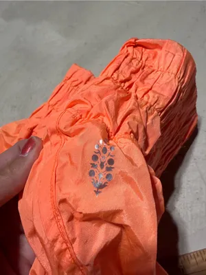 Free people movement FP High-Waist Ruched Shorts orange XS thumbnail 3