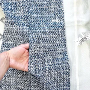 ZARA Long Structured Tweed Button Down Blazer Coat Small thumbnail 12