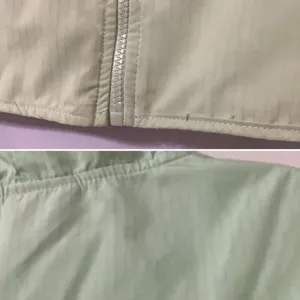 Y2K Green Workout Top S Hooded Sporty Tennis Prep Preppy Full Zip 2000s‎ thumbnail 5