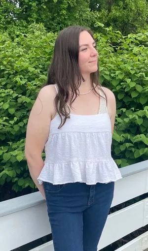 Urban Outfitters babydoll tank thumbnail 1
