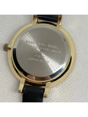 Ladies Fashion Watch Leopard Print dial gold tone 35mm quartz analog running thumbnail 6
