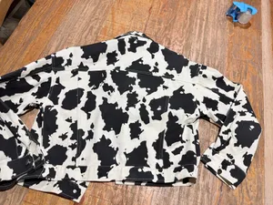 Anthropologie Cow Print Jacket thumbnail 3
