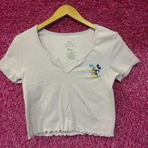 Mickey Mouse Disney crop top size medium  thumbnail 1