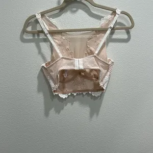 Victoria's Secret Lace Floral Bralette in Cream thumbnail 7