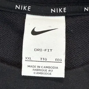 Nike Dri-FIT Sweatshirt Pullover Mesh Trim Center Swoosh Athletic Top Black‎ XXL thumbnail 4