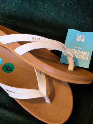 Reef 8 Cushion Spring Joy White Flip-Flop Sandals thumbnail 4