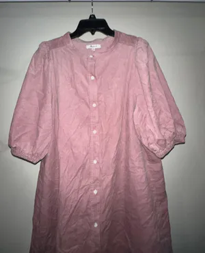 Light Pink Corduroy Dress thumbnail 5
