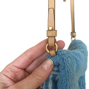 Tory Burch Terry Phone Crossbody Blue Fringe Mini Bag‎ thumbnail 11