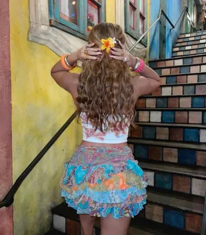 Zara Rufle mini skirt  thumbnail 2