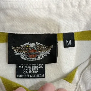 Harley Davidson rugby style long sleeve T shirt thumbnail 8