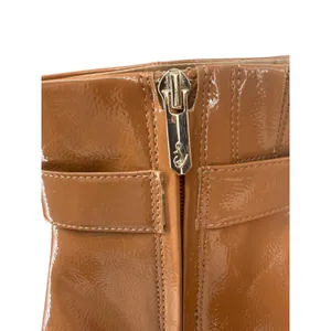 Sam Edelman Women's Corinne Square Toe Dress Booties Desert Camel Patent Sz 8.5M thumbnail 10