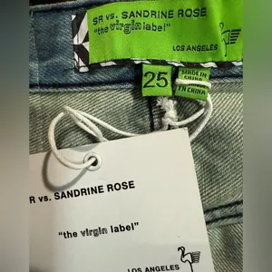 Free People Sandrine Rose Harem SR The Virgin Label Mid Rise Jeans 25 /‎ XS thumbnail 6