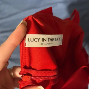 Red Lucy in the Sky Mini Dress thumbnail 3